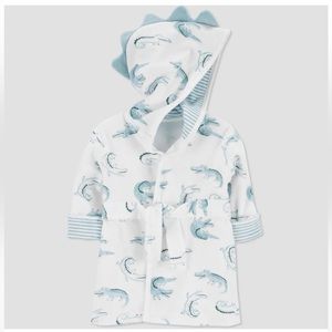 NWT Carter’s Just One You Bathrobe Gator Alligator Croc 0-9 MO